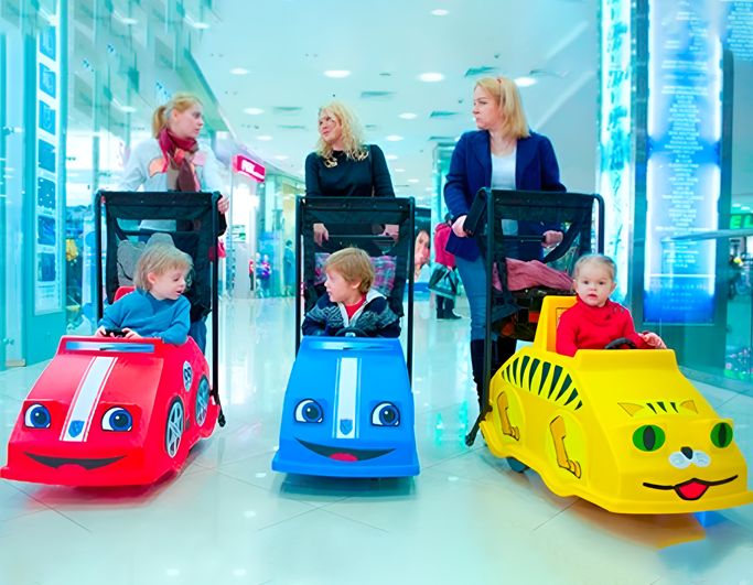 Commercial Mall Strollers (Cuddle Lock System)